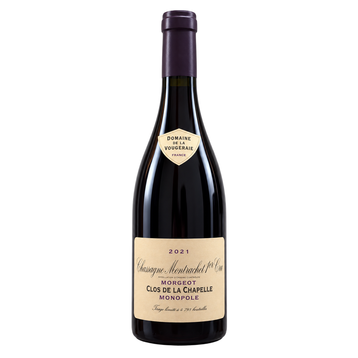 Domaine de la Vougeraie Chassagne-Montrachet 1er Cru « Morgeot Clos de la Chapelle » Monopole Rouge 2021
